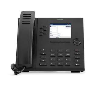 Mitel 6915 téléphone fixe Noir LCD Wifi