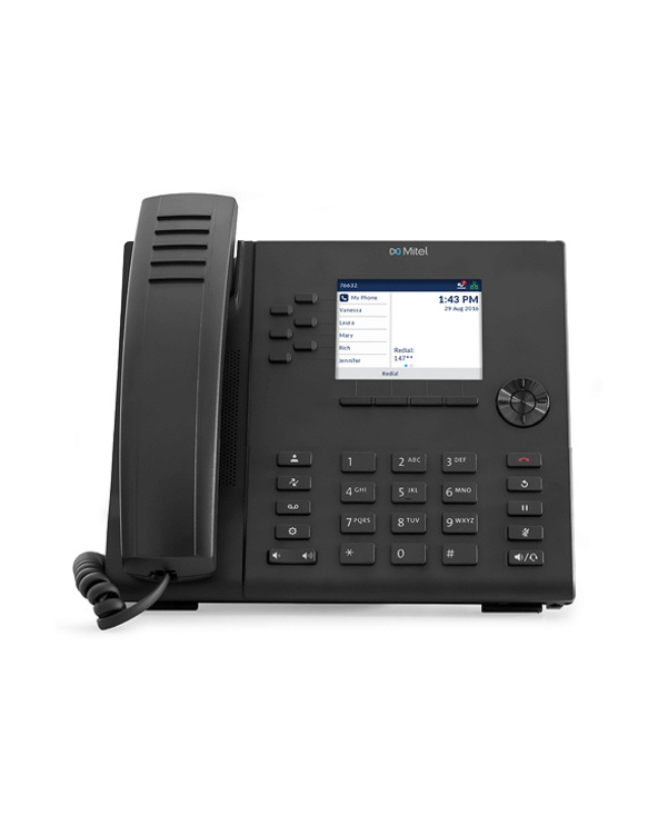 Mitel 6915 téléphone fixe Noir LCD Wifi