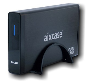 aixcase AIX-BL35SU3 Boîtier HDD Noir 3.5"