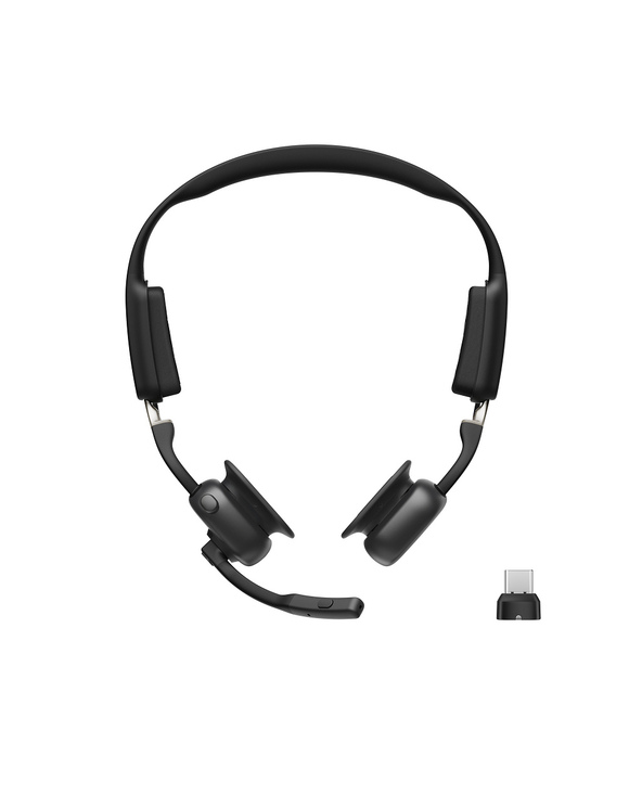 SHOKZ C610-AC-BK écouteur/casque Sans fil Crochets auriculaires Bureau/Centre d'appels USB Type-C Bluetooth Noir