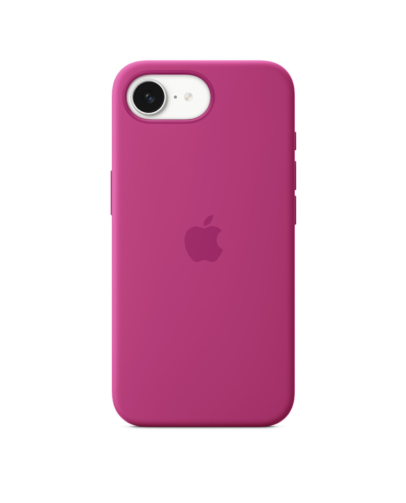 Apple Coque en silicone pour iPhone 16e – Fuchsia