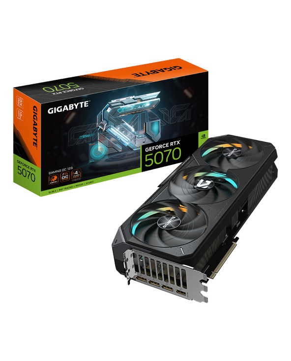 GIGABYTE GeForce RTX 5070 Ti GAMING OC 16G Carte Graphique - 16 Go GDDR7, 256 bits, PCI-E 5.0, 2588 MHz Core Clock, 3 x DP 2.1a,
