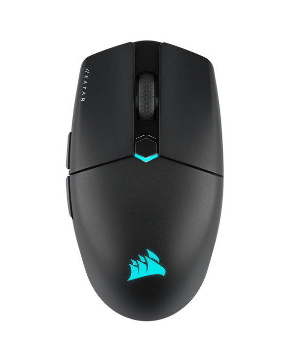 Corsair KATAR ELITE Wireless souris Jouer Droitier RF Wireless + Bluetooth + USB Type-A Optique 26000 DPI
