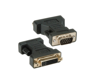 Techly DVI - VGA F/M DVI-I Noir