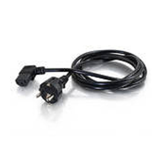 C2G 2m 90° Power Cord Noir