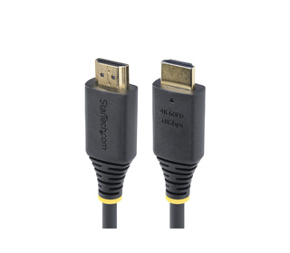 StarTech.com Câble HDMI Haut Débit de 30cm Certifié Premium, 4K 60Hz/1440p 144Hz, HDR10/HDCP 2.2/ARC, 18Gbps, Cordon HDMI 2.0 UH