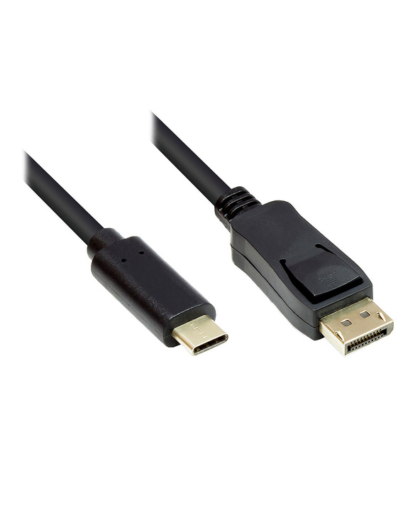 Alcasa GC-M0106 câble vidéo et adaptateur 2 m USB Type-C DisplayPort Noir