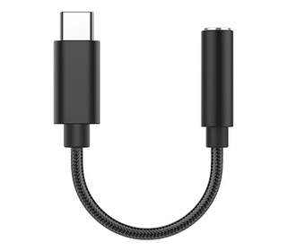 Fairphone ACADAP-3ZW-WW1 changeur de genre de câble USB-C Mini Audio Jack Noir