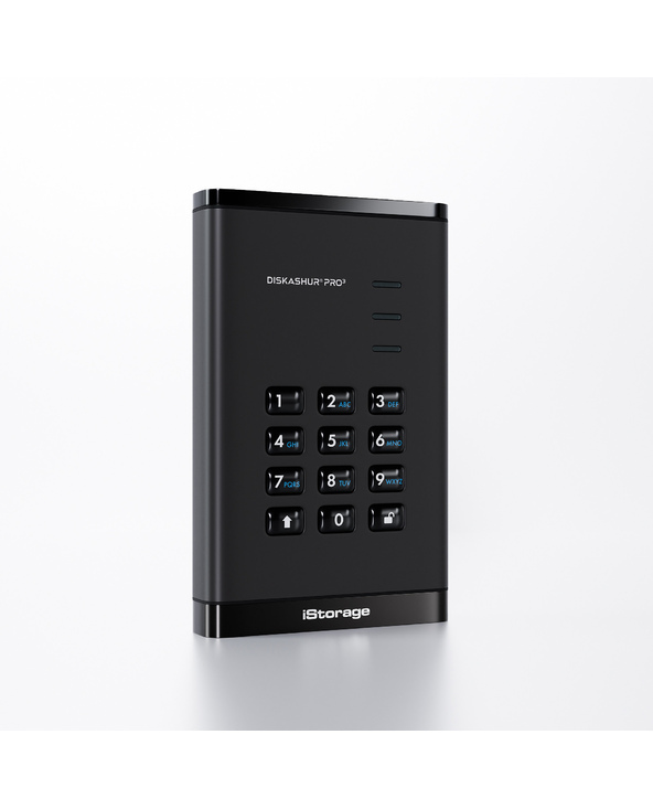 iStorage diskAshur PRO3 HDD 256-bit 1TB FIPS 140-3 Level 3