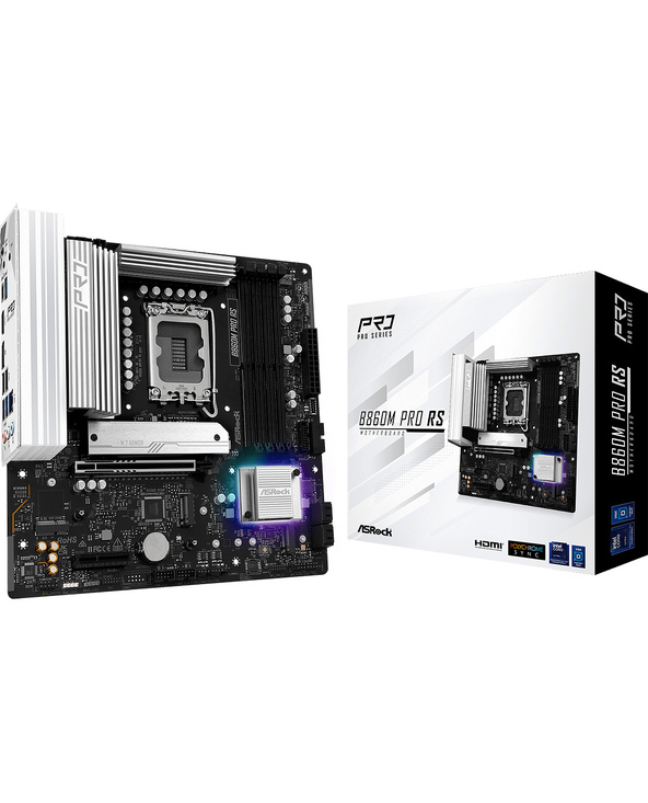 Asrock B860M Pro RS Intel B860 LGA 1851 (Socket V1) micro ATX