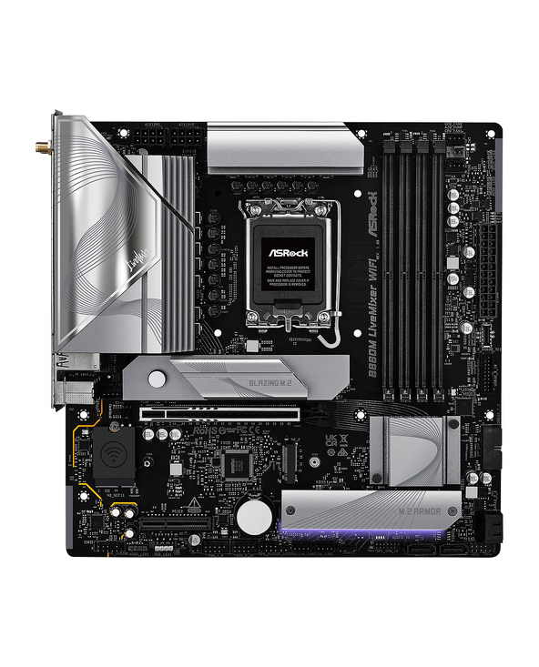 Asrock B860M LiveMixer WiFi Intel B860 LGA 1851 (Socket V1) micro ATX