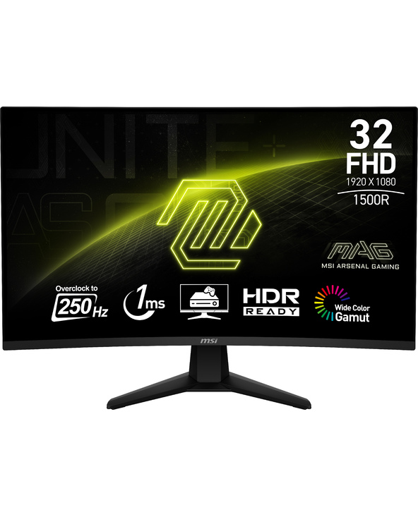 MSI MAG 32C6X 31.5" Full HD 1 ms Noir