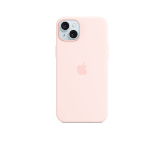 Apple Coque en silicone avec MagSafe pour iPhone 15 Plus - Rose pâle