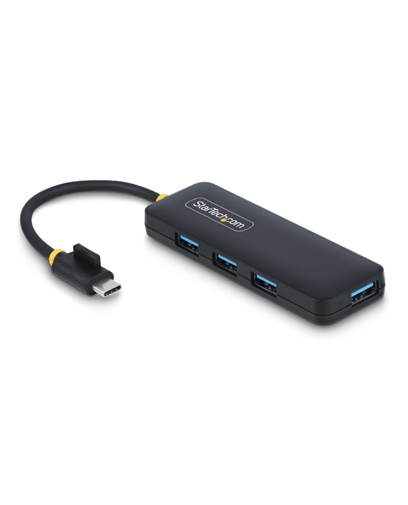 StarTech.com Hub USB-C 4 Ports, 5Gbps, USB-C vers 4x USB-A, Alimenté par Bus, Mini Hub de Voyage, Splitter USB 3.0 Multiport, Hu