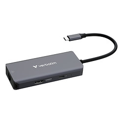 Verbatim 32157 hub & concentrateur USB 3.2 Gen 1 (3.1 Gen 1) Type-C 5000 Mbit/s Gris