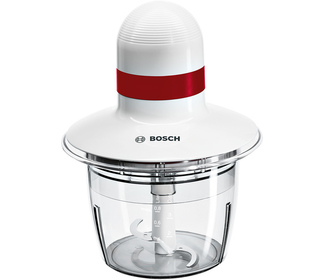 Bosch MMRP1000 hachoir électrique 0,8 L 400 W Rouge, Transparent, Blanc