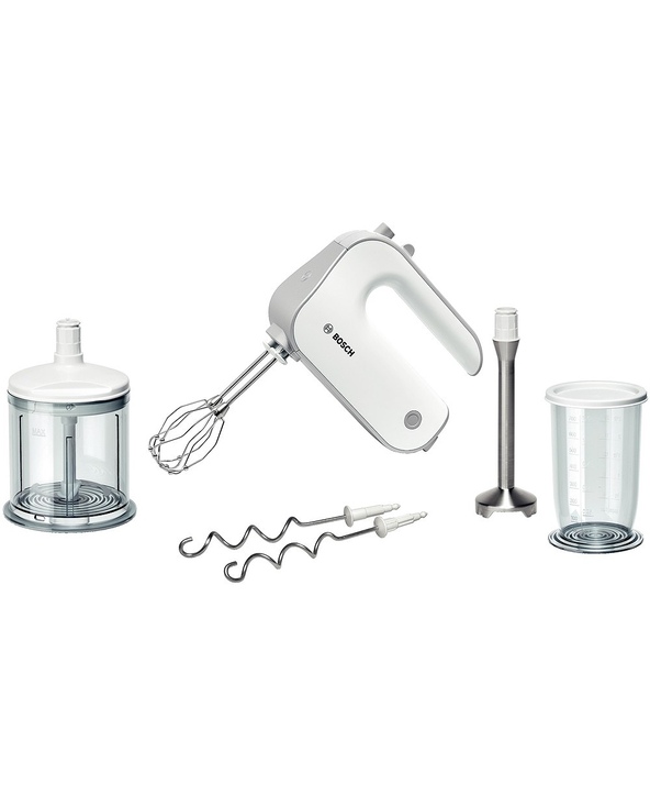 Bosch MFQ4080 mixeur Batteur à main 500 W Argent, Blanc