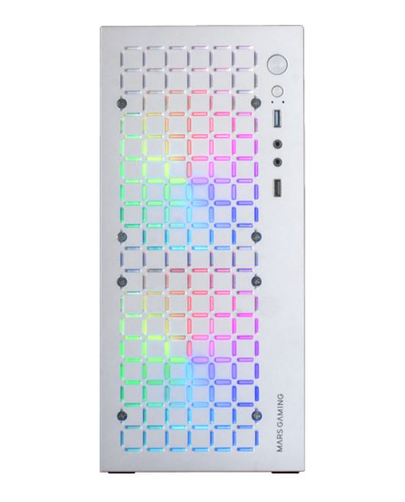 Mars Gaming MC-COREW Mini Tower Blanc