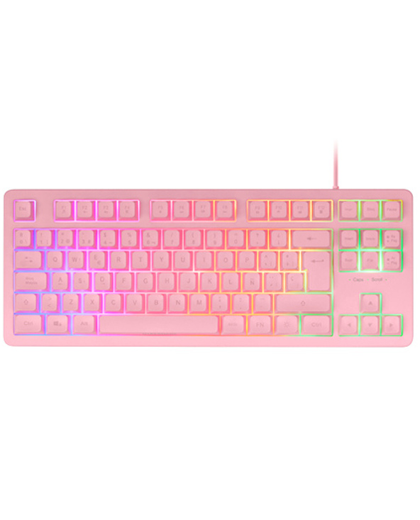 Mars Gaming MK023 clavier Jouer USB Français Rose