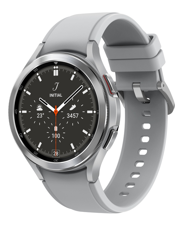 Samsung Galaxy Watch4 Classic 3,56 cm (1.4") OLED 46 mm Numérique 450 x 450 pixels Écran tactile Argent Wifi GPS (satellite)