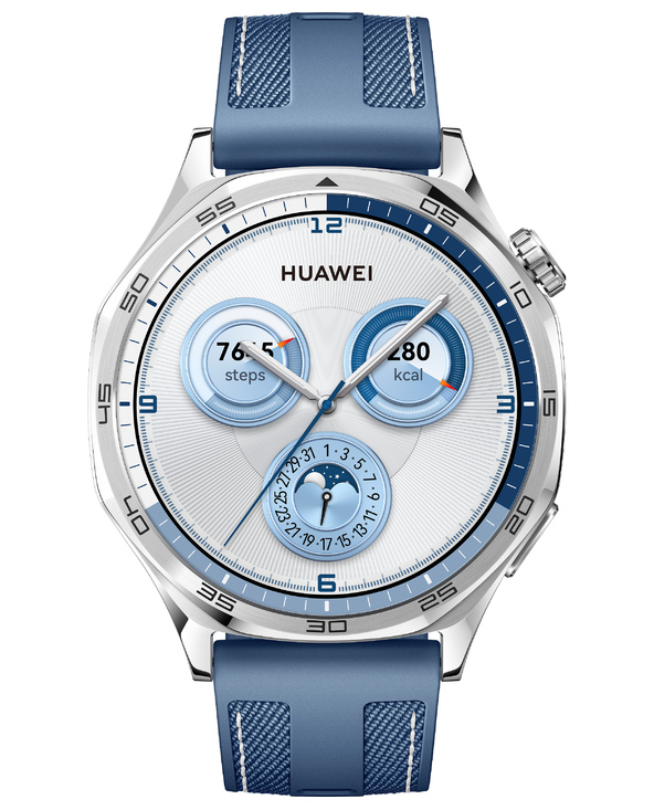 Huawei WATCH GT5 46mm 3,63 cm (1.43") AMOLED Numérique 466 x 466 pixels Acier inoxydable GPS (satellite)