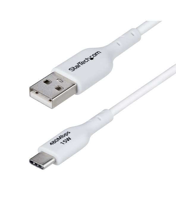 StarTech.com Câble de Charge USB-A vers USB-C de 1m, Charge et Synchronisation, 3A, USB 2.0, Gaine TPE - Cordon de Charge USB Bl
