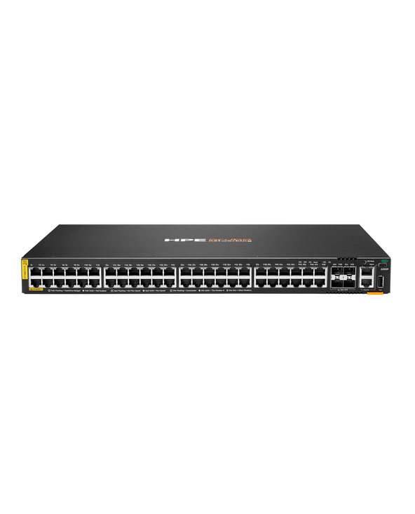 HPE Aruba Networking CX 6200F 48G Class4 PoE 4SFP+ 370W Géré L3 Gigabit Ethernet (10/100/1000) Connexion Ethernet, supportant l'