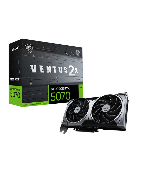 MSI GeForce RTX 5070 12G VENTUS 2X OC NVIDIA 12 Go GDDR7