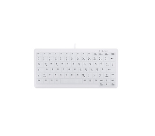CHERRY AK-C4110 clavier Médical USB AZERTY Français Blanc