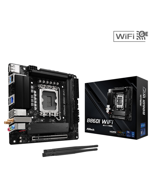 Asrock B860I WiFi Intel B860 LGA 1851 (Socket V1) mini ITX