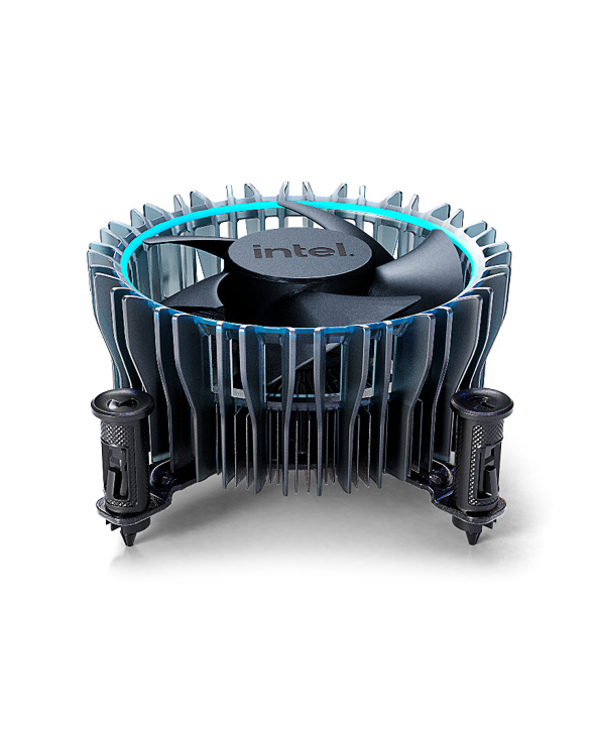 Intel Laminar RM1 Processeur Refroidisseur d'air Noir, Bleu