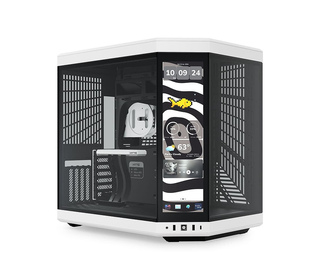 HYTE Y70 Touch Infinite Midi Tower Noir, Blanc