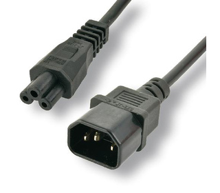 MCL C14 / C5 POWER CORD 2M . Noir Coupleur C14 Coupleur C5