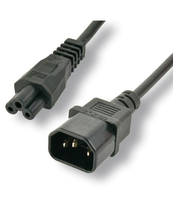 MCL C14 / C5 POWER CORD 2M . Noir Coupleur C14 Coupleur C5