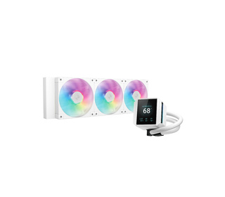 DeepCool Mystique 360 WH ARGB Processeur Refroidisseur de liquide tout-en-un 12 cm Blanc 1 pièce(s)