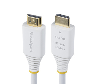 StarTech.com HDMI2-CABLE-4K60-6FW câble HDMI 1,8 m HDMI Type A (Standard) Blanc