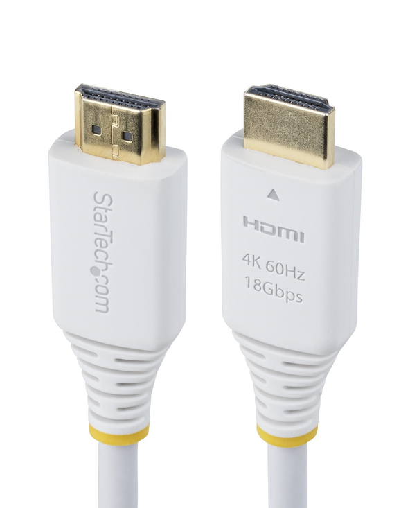 StarTech.com HDMI2-CABLE-4K60-6FW câble HDMI 1,8 m HDMI Type A (Standard) Blanc