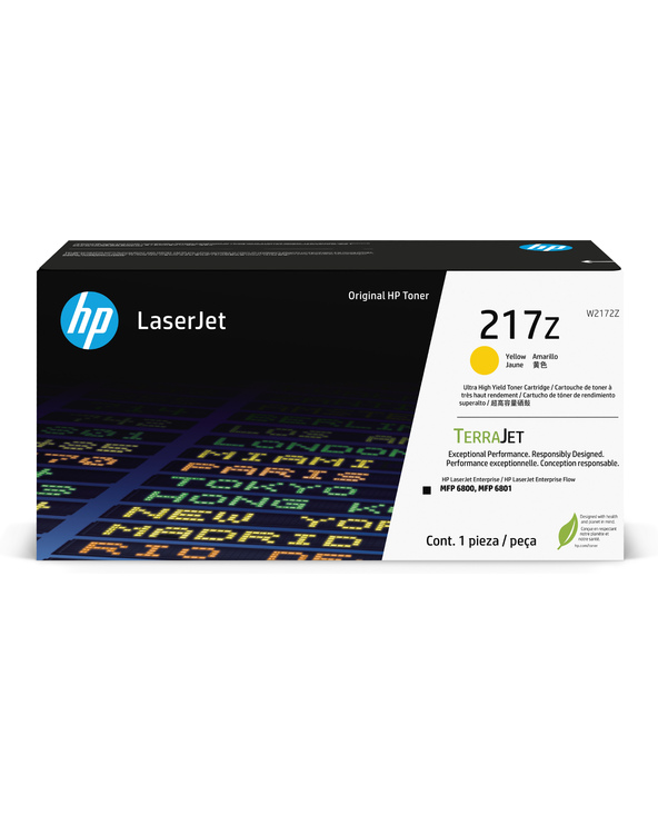 HP 217Z Toner LaserJet authentique Extra-grande capacité Jaune