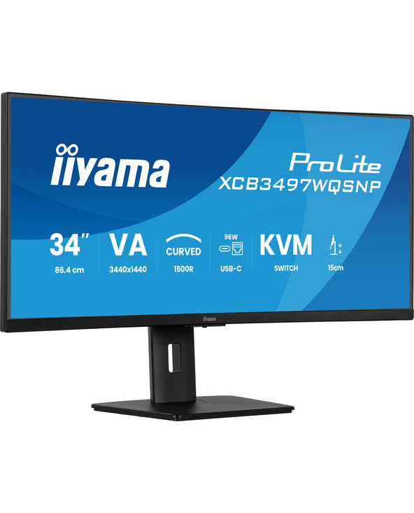 iiyama ProLite XCB3497WQSNP-B1 34 LED UltraWide Quad HD Noir
