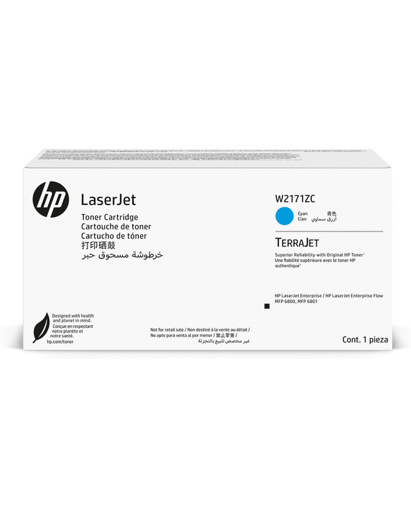 HP Cartouche de toner cyan Contract LaserJet authentique W2171ZC