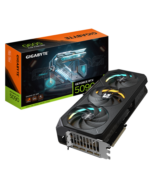 GIGABYTE GeForce RTX 5090 GAMING OC 32G Carte Graphique - 32 Go GDDR7, 512 bits, PCI-E 5.0, 2550MHz Core Clock, 3 x DP 2.1a, 1 x