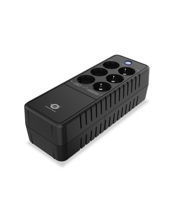 Conceptronic ZEUS05E alimentation d'énergie non interruptible Veille 0,65 kVA 360 W 6 sortie(s) CA