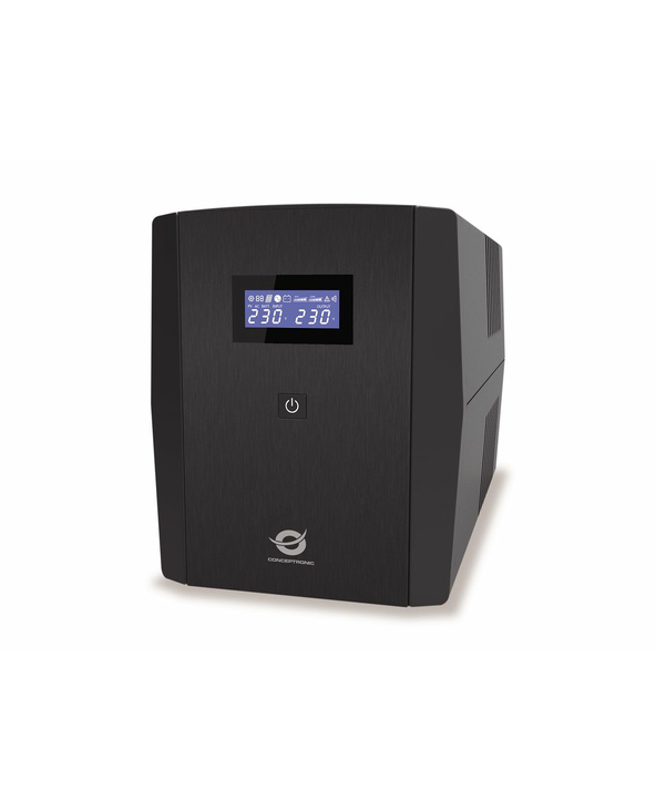 Conceptronic ZEUS08EM alimentation d'énergie non interruptible Interactivité de ligne 1,5 kVA 900 W 5 sortie(s) CA