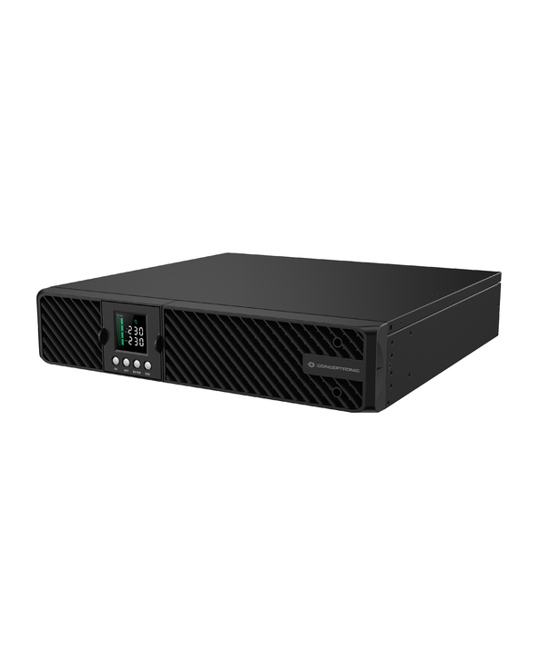 Conceptronic ZEUS51E1K alimentation d'énergie non interruptible Double-conversion (en ligne) 1 kVA 1000 W 8 sortie(s) CA