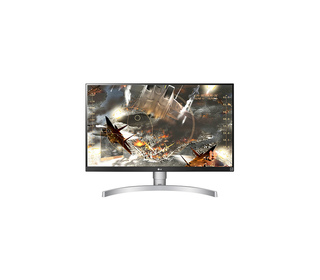 LG 27UK650-W 27" LED 4K Ultra HD 5 ms Noir, Argent, Blanc