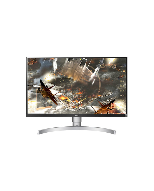 LG 27UK650-W 27" LED 4K Ultra HD 5 ms Noir, Argent, Blanc