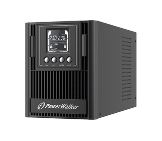 PowerWalker VFI 1000 AT alimentation d'énergie non interruptible Double-conversion (en ligne) 1 kVA 900 W 3 sortie(s) CA