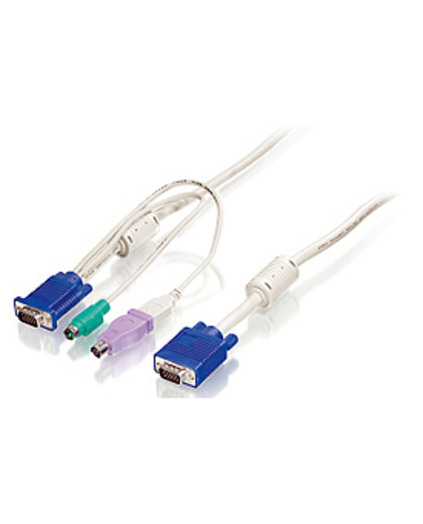 LevelOne ACC-2103 câble kvm Blanc 5 m