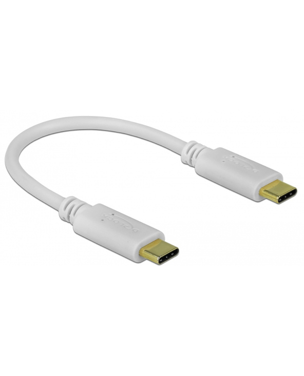 DeLOCK Câble de chargement USB Type-C, 15 cm PD 100 W avec E-Marker