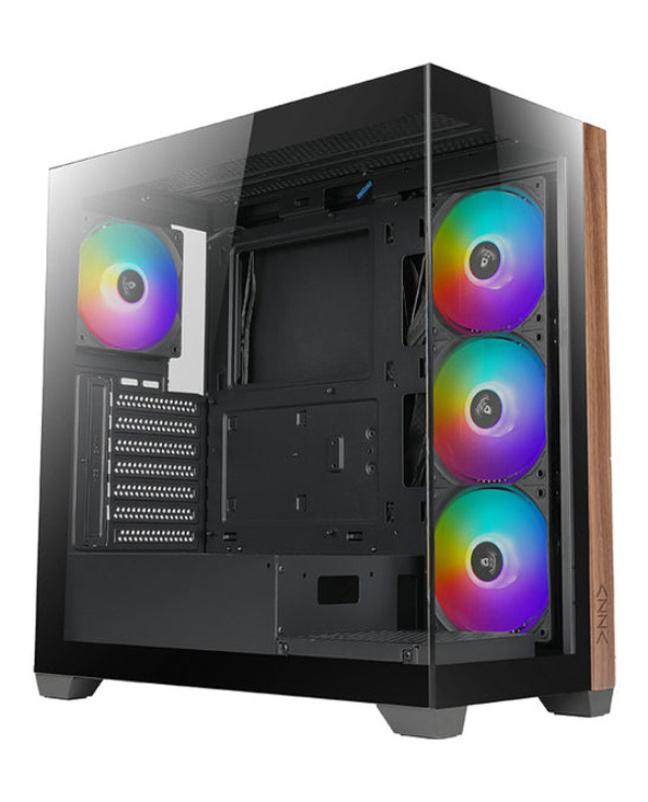 Azza Neptun Midi Tower Noir, Bois